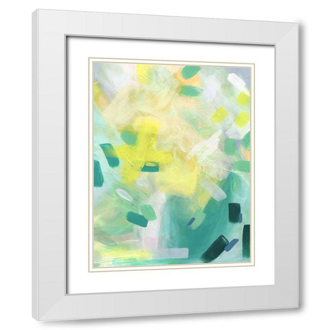 Summer Haze White Modern Wood Framed Art Print with Double Matting by Urban Road