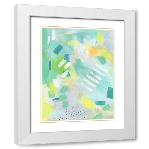 Afternoon Daze White Modern Wood Framed Art Print with Double Matting by Urban Road