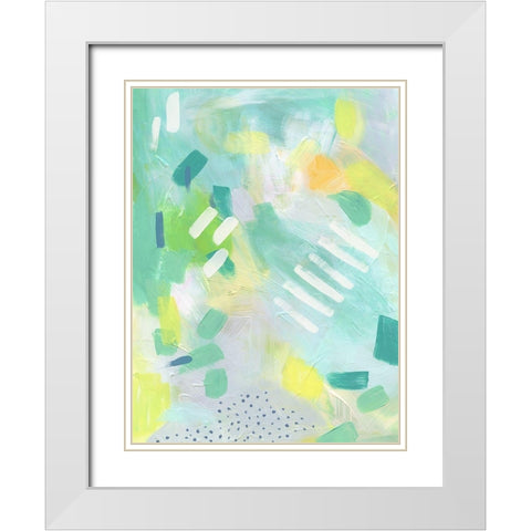 Afternoon Daze White Modern Wood Framed Art Print with Double Matting by Urban Road