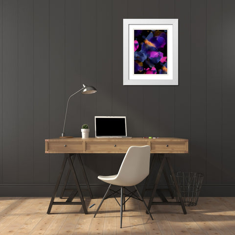 Dancing In The Rain White Modern Wood Framed Art Print with Double Matting by Urban Road