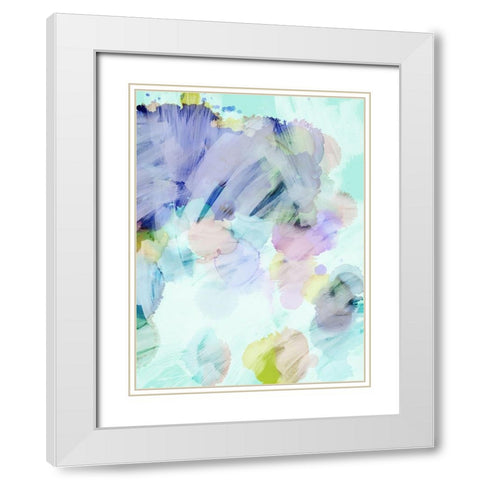 Angels Whisper White Modern Wood Framed Art Print with Double Matting by Urban Road