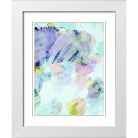 Angels Whisper White Modern Wood Framed Art Print with Double Matting by Urban Road