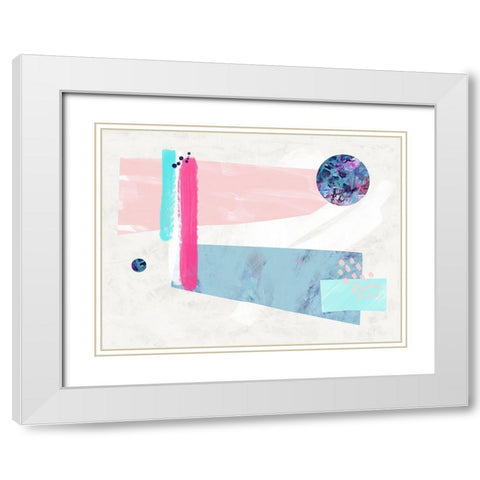 Meticulous White Modern Wood Framed Art Print with Double Matting by Urban Road