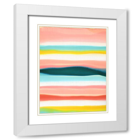 Island Home White Modern Wood Framed Art Print with Double Matting by Urban Road