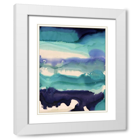 Touch The Sky White Modern Wood Framed Art Print with Double Matting by Urban Road