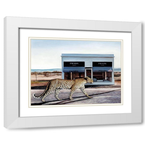 Catwalk Art Print White Modern Wood Framed Art Print with Double Matting by Urban Road