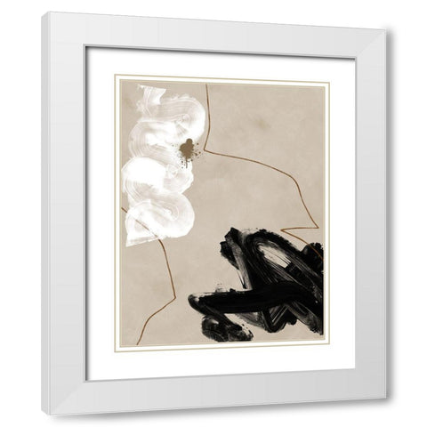 Act Natural I White Modern Wood Framed Art Print with Double Matting by Urban Road