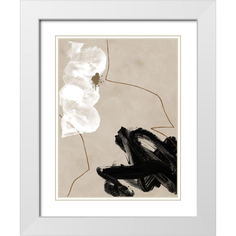 Act Natural I White Modern Wood Framed Art Print with Double Matting by Urban Road