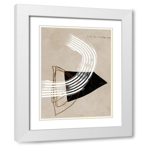 Act Natural II White Modern Wood Framed Art Print with Double Matting by Urban Road