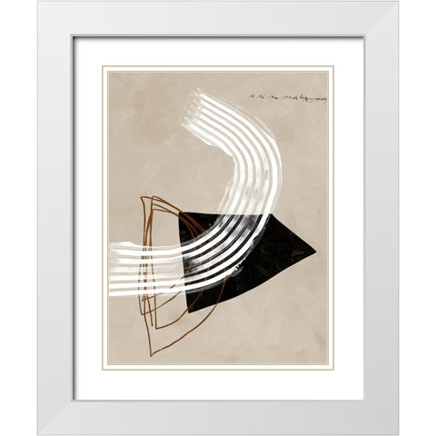 Act Natural II White Modern Wood Framed Art Print with Double Matting by Urban Road