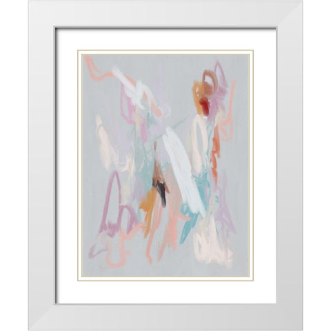 Tangled Art Print White Modern Wood Framed Art Print with Double Matting by Urban Road