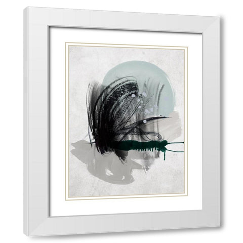 Astray II Art Print White Modern Wood Framed Art Print with Double Matting by Urban Road