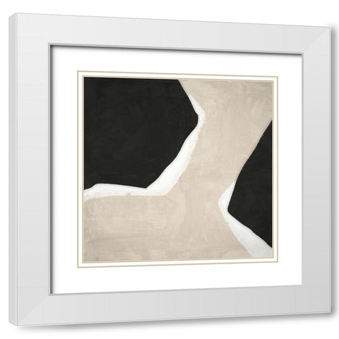 Eon I Art Print White Modern Wood Framed Art Print with Double Matting by Urban Road