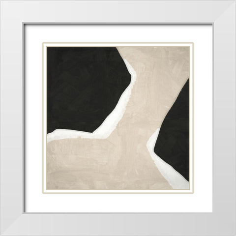 Eon I Art Print White Modern Wood Framed Art Print with Double Matting by Urban Road