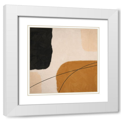 Epoch I Art Print White Modern Wood Framed Art Print with Double Matting by Urban Road