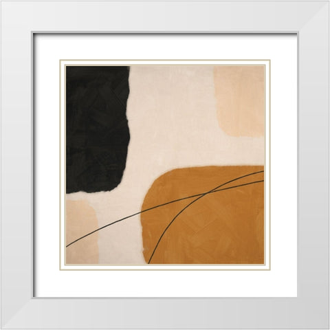 Epoch I Art Print White Modern Wood Framed Art Print with Double Matting by Urban Road