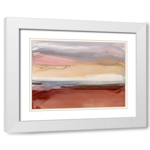 Bay of Fires  White Modern Wood Framed Art Print with Double Matting by Urban Road