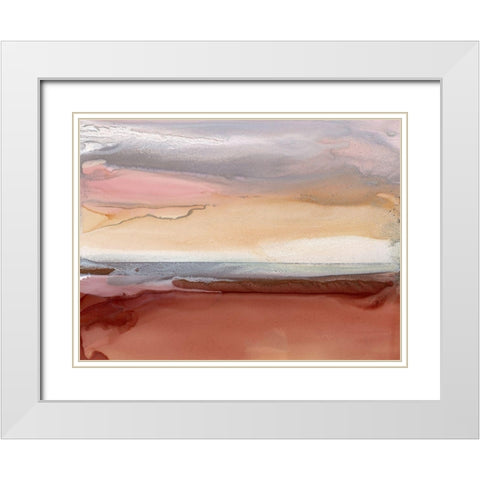 Bay of Fires  White Modern Wood Framed Art Print with Double Matting by Urban Road