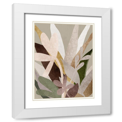 Lavendaire  White Modern Wood Framed Art Print with Double Matting by Urban Road