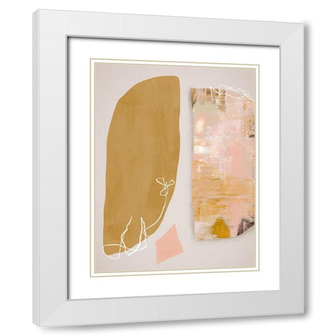 Nomad II  White Modern Wood Framed Art Print with Double Matting by Urban Road