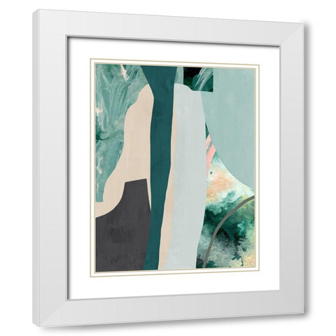 Deep Dive I  White Modern Wood Framed Art Print with Double Matting by Urban Road