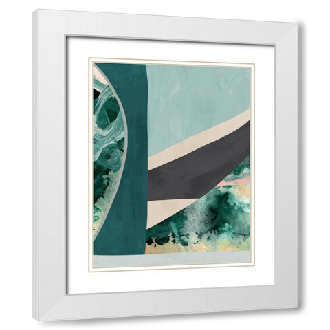 Deep Dive II  White Modern Wood Framed Art Print with Double Matting by Urban Road