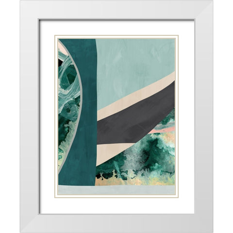 Deep Dive II  White Modern Wood Framed Art Print with Double Matting by Urban Road