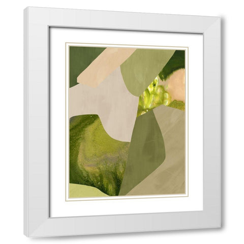 Green Gables II  White Modern Wood Framed Art Print with Double Matting by Urban Road