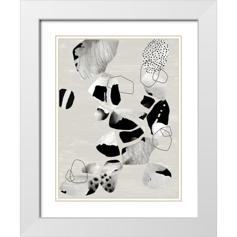 Under Pressure I  White Modern Wood Framed Art Print with Double Matting by Urban Road