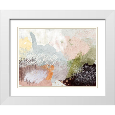 Seine  White Modern Wood Framed Art Print with Double Matting by Urban Road