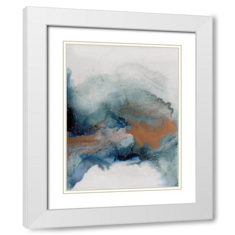 Dust and Sky II White Modern Wood Framed Art Print with Double Matting by Urban Road