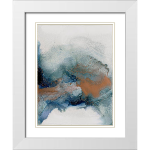 Dust and Sky II White Modern Wood Framed Art Print with Double Matting by Urban Road