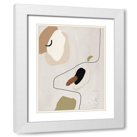 To the Wire I White Modern Wood Framed Art Print with Double Matting by Urban Road