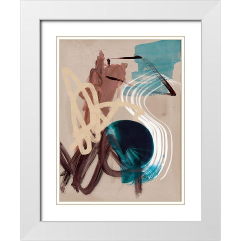 Messy Thoughts II White Modern Wood Framed Art Print with Double Matting by Urban Road