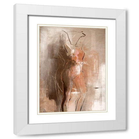 Unique White Modern Wood Framed Art Print with Double Matting by Urban Road