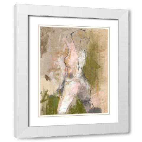 Unafraid White Modern Wood Framed Art Print with Double Matting by Urban Road