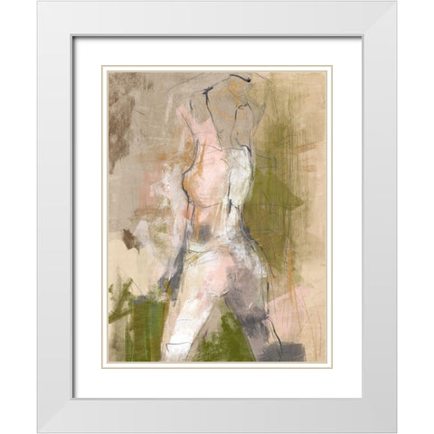 Unafraid White Modern Wood Framed Art Print with Double Matting by Urban Road