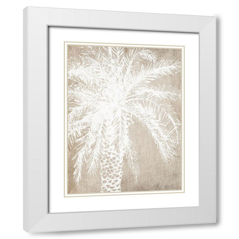 Canary Island I White Modern Wood Framed Art Print with Double Matting by Urban Road