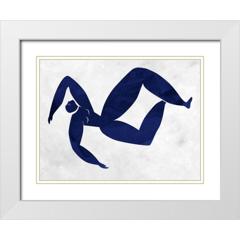 Gertrude Cut-Out III White Modern Wood Framed Art Print with Double Matting by Urban Road