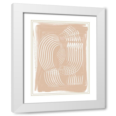 Fauves III White Modern Wood Framed Art Print with Double Matting by Urban Road