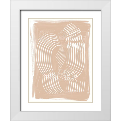 Fauves III White Modern Wood Framed Art Print with Double Matting by Urban Road