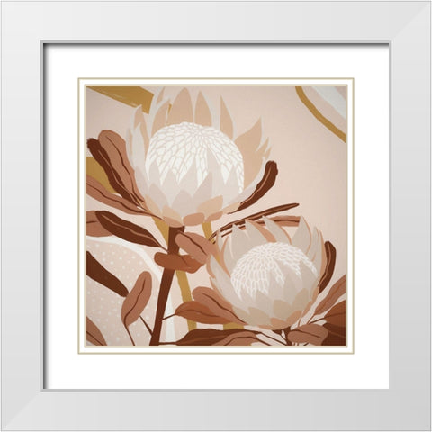 Autumnal Australis White Modern Wood Framed Art Print with Double Matting by Urban Road