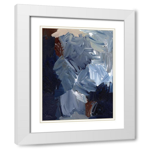 Thunderstorm II White Modern Wood Framed Art Print with Double Matting by Urban Road