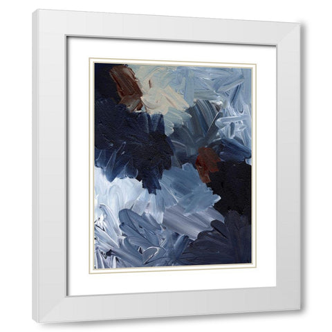 Thunderstorm III White Modern Wood Framed Art Print with Double Matting by Urban Road