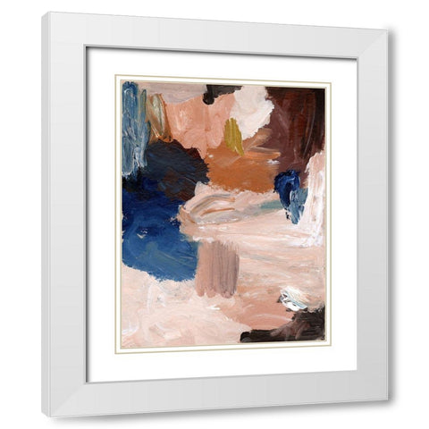 Modelling Clay I White Modern Wood Framed Art Print with Double Matting by Urban Road