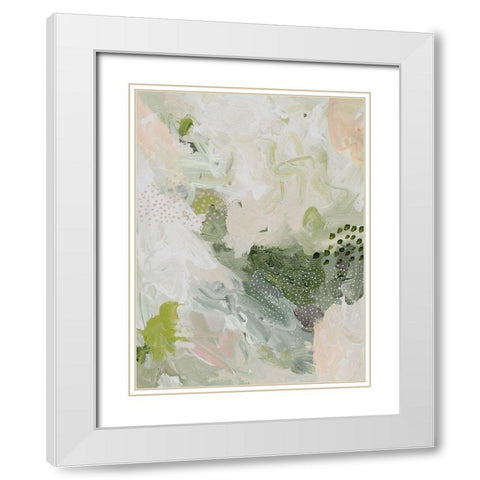 Moss and Ivy III White Modern Wood Framed Art Print with Double Matting by Urban Road
