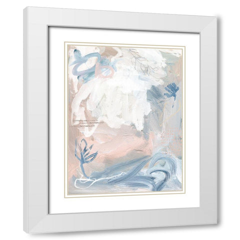 How Eloquent II White Modern Wood Framed Art Print with Double Matting by Urban Road