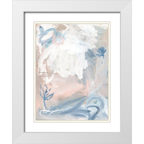 How Eloquent II White Modern Wood Framed Art Print with Double Matting by Urban Road