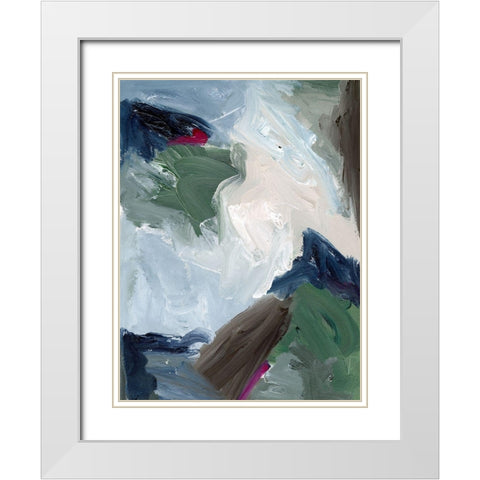 Waterlogged I White Modern Wood Framed Art Print with Double Matting by Urban Road