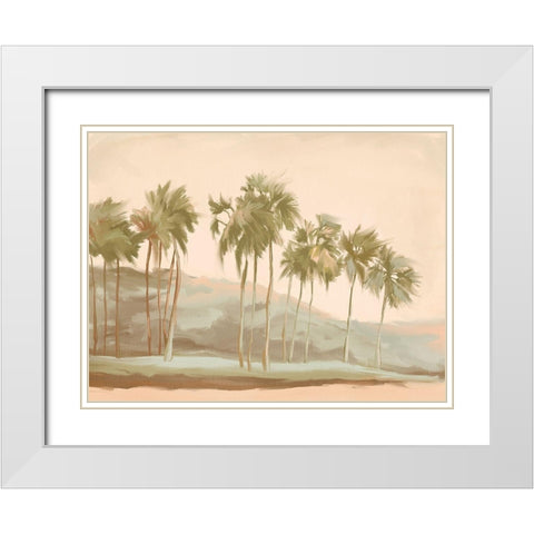 Isle of Paradise White Modern Wood Framed Art Print with Double Matting by Urban Road